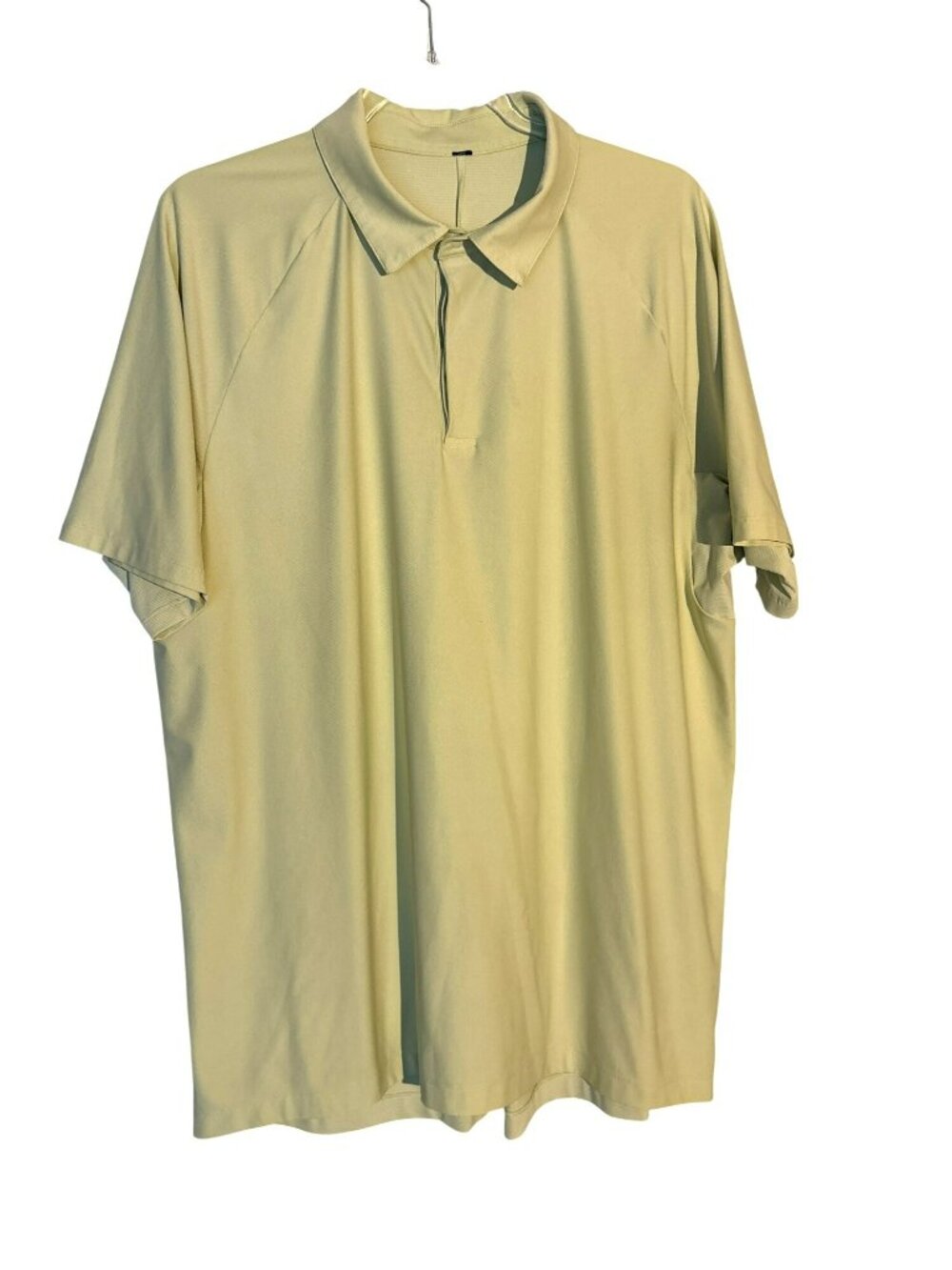 Lululemon Snap Front Performance Short Sleeve Polo Shirt Size L